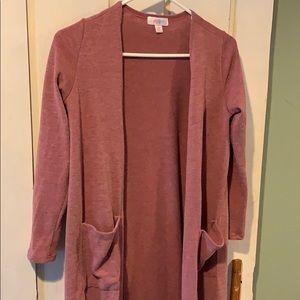 Pink Lularoe Sarah Cardigan